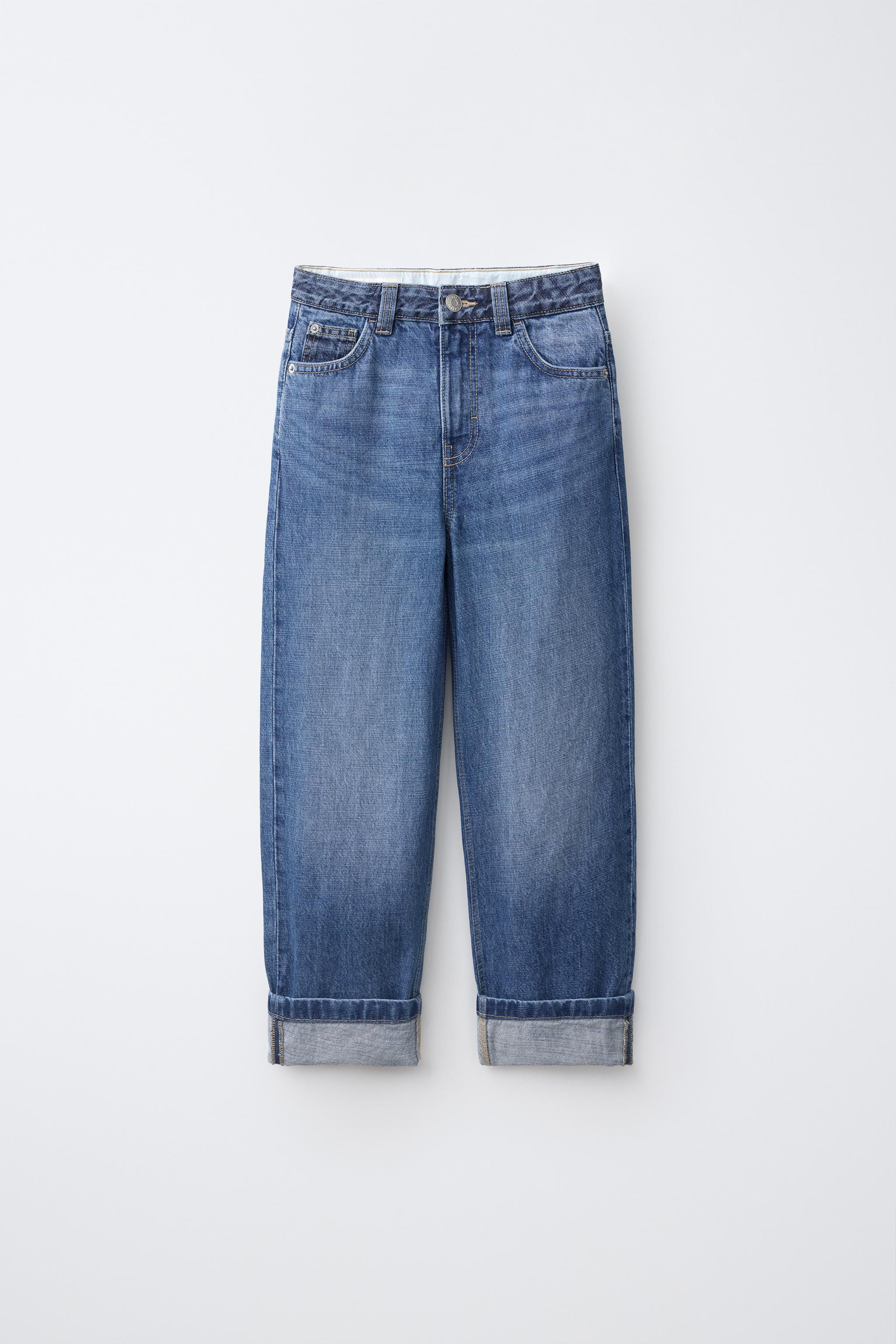 JEAN LOOSE À REVERS
